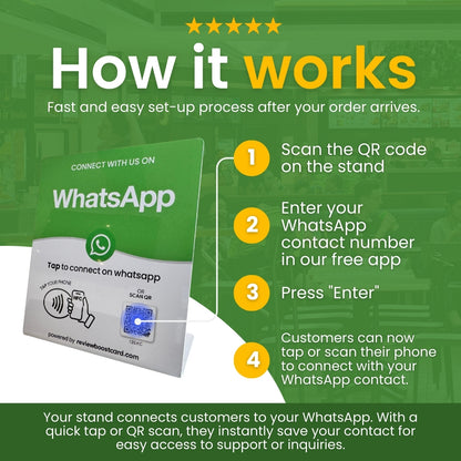 WhatsApp Contact Stand